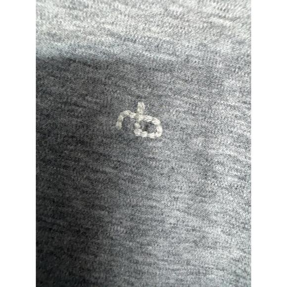 Mens rag & bone NY polo shirt heather gray w/white placket logo Sz Med - Picture 3 of 4